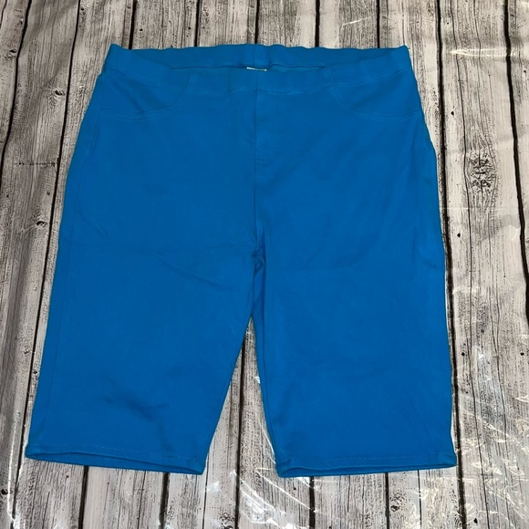 Blue Jegging Shorts - Picture 5 of 8